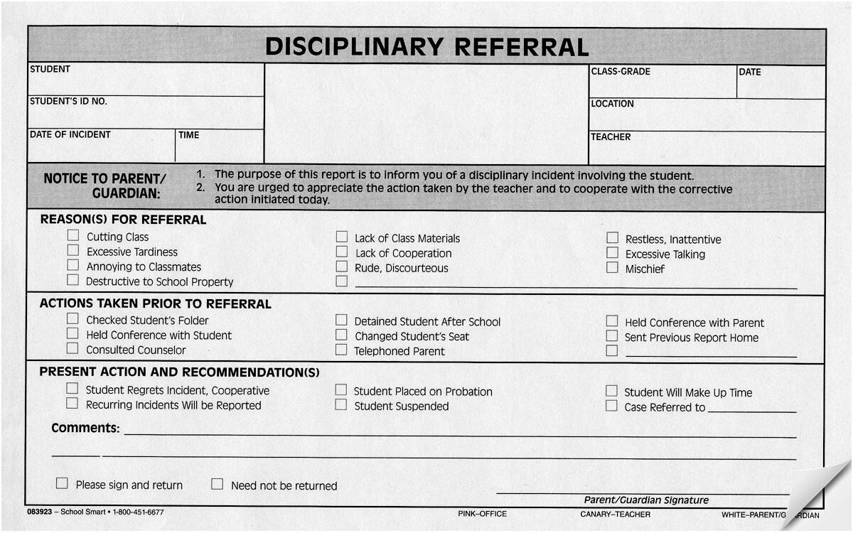 Parent and Teacher Communication Forms, Item Number 1481883